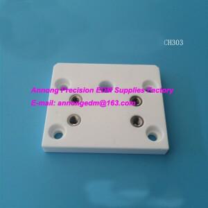 MAWT100C EDM 아이솔레이터 플레이트 CHMER CW 시리즈 HW 와이어 절단 기계용 CH303 상단 64x76x10T mm