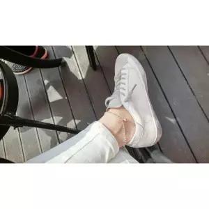 S5106 여성 8미리 볼 군번줄 데일리 발찌 심플 은발찌 실버925