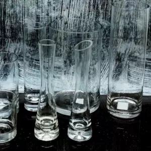 원통 유리 화병 한송이꽃병 다발병인테리어 긴화병 투명 예쁜 한송이 한병 감성 소품병 투명병 다발병