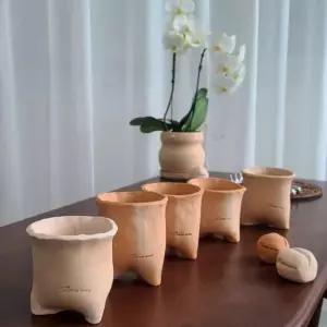 수제 토분 어글리팟 15호 꽃화분 테이블원형화분 식탁 식물 현관 실내 디자인 집화분 선물용 선인장 사무실