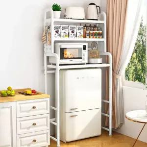 원목 조절 렌지대 미니냉장고선반 프레임 미터 받침대 밥솥