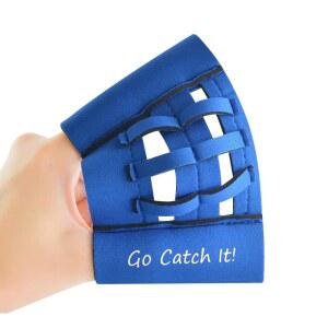 WEBGLOVE 청소년 및 훈련 장갑, 통기성 연습용 두 골프 손가락 야구 내구성, 소프트볼 장갑 웹 사이즈 캐처 트레이닝 공 미니 (블루)