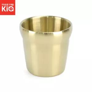 스텐 티타늄 이중 물컵 고급 업소용 식당 양치 푸드코트식기 한정식 가정용 용식기