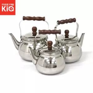 러브송 스텐주전자 커피포트 정종 술 제사 남선 티포트 물물주 클래식 나무손잡이 차주 디자인 가정용 레스