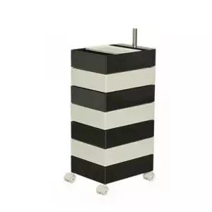 7단 트롤리 보관함 서랍 선반 회전 틈새 보비