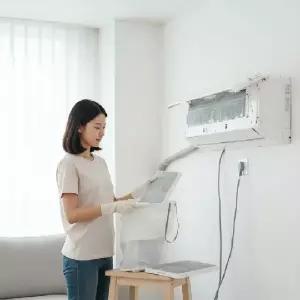 ( )벽걸이 에어컨 먼지 거름망 교체용 필터 부품 소모품