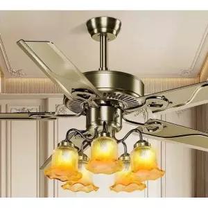 대형 천장 실링팬 타프팬 식당 천장등 앤틱 가정용