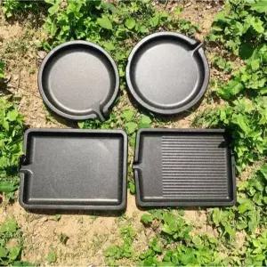 뉴테크 스폐셜 사각불판 특대형 4~6인용 바베큐그릴 숯불그릴