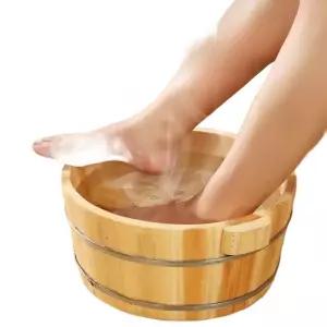 나무 바가지 온천 세숫대야 가정용 사우나 욕조 족욕 찜질 료칸 히노끼 일