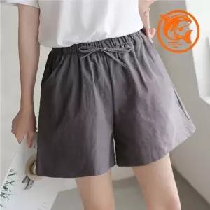 여름용 경량 바람막이 반바지 스트레치 와이드 롱 반바지 편안한 데일리