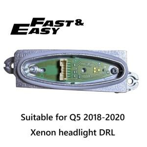 애프터마켓 mew 80A998473 LED 엔젤 아이즈 DRL 주간 주행등 모듈 아우디 Q5 제논 헤드라이트 2018-2020용