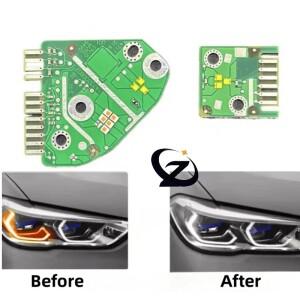 BMW X5 G05 LED 2020 차량용 헤드라이트 DRL 칩 발라스트 회로 기판 광원