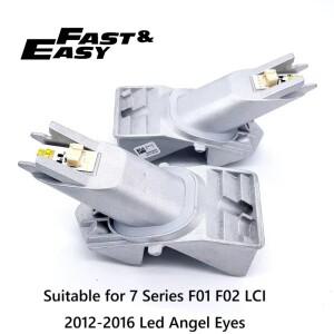 애프터마켓 신품 63112450410 63117339003 LED 엔젤 아이 주간 주행등 DRL 모듈 BMW 7 시리즈 F01 F02 F03