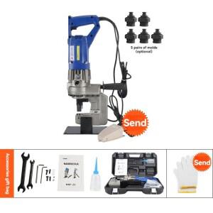 220V 110V 전기 유압 구멍 펀처 휴대용 펀칭기 피어싱 프레스 구리 알루미늄 철