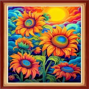 초보자를 위한 조이후어 크로스 스티치 키트 스탬프 용품 니들워크 프린트 자수 DIY 니들포인트 패턴