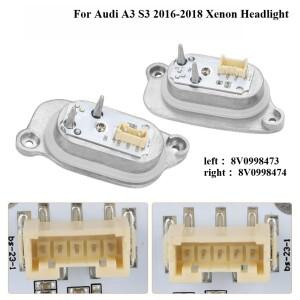 화이트 DRL 라이트 가이드 튜브 주간 주행등 모듈 8V0998473 아우디 A3 S3 2016-2018 제논 수리용