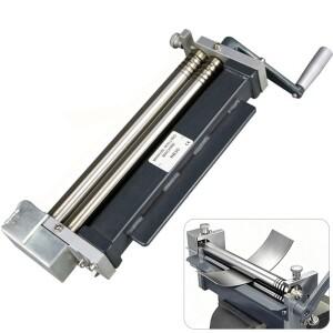 수동 벤딩 머신 강판 롤링 300mm 데스크탑 금속 판 벤더 원형 튜브 롤러 슬립 롤