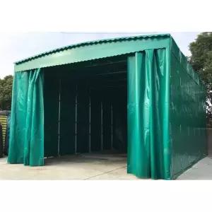 바퀴달린 대형 캐노피 간이 어닝 창고 쉘터 이동식 방수
