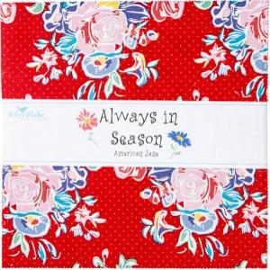 아메리칸 제인 올웨이즈 인 시즌 10 스태커 42 10인치 스퀘어 레이어 케이크 라일리 블레이크 10-15100-42