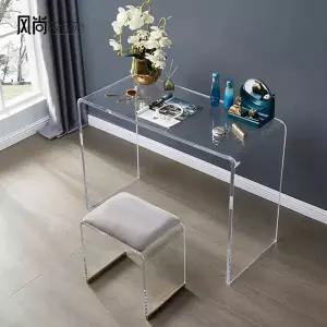 투명 아크릴 테이블 탁자 좌식 카페 고스트 홀로그램