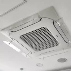 ( )에어컨 날개 천장형 바람개비 팬 가드 바람막이 4개