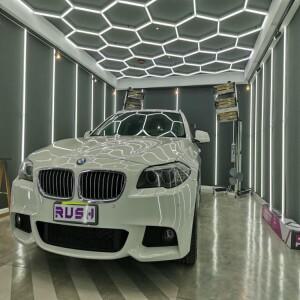 6500K 맞춤형 LED 육각형 차고 조명 고품질 공장 공급 디테일링 라이트 4x10M 작업장용
