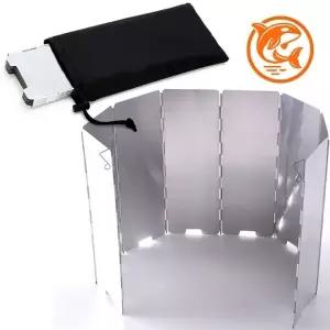 (선택 휴대용바람막이(8단))캠핑용 접이식 바람막이 알루미늄 가스렌지 방풍막 휴대용 방풍막