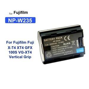 후지필름 후지 X-T4 GFX 100S VG-XT4 수직 그립 NP-W235용 2280mAh 고품질 카메라 배터리