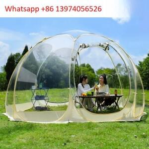 투명 돔 텐트 야외 캠핑 방수 4-8인용