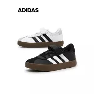 아디다스 키즈 스니커즈 VL 코트 3 로우 블랙 화이트 운동화 2종 (ID9155/ID915