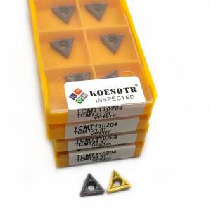 10PCS TCMT110204 VP15 U6020 카바이드 인서트 내부 선삭 공구 터닝 TCMT 절삭