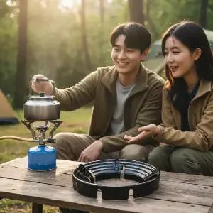 (타입 블랙 3p)캠핑용 가스렌지 바람막이 3p 바람차단 커버 가림막