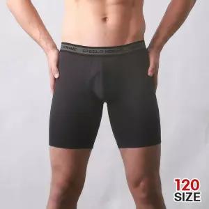 HY DY 18272-120 빅사이즈 에어로쿨 남성 사각팬티 롱 드로즈 스키니 3매입