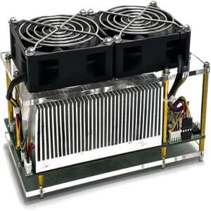 새로운 모델 Bitaxe Supra Hex 702 비트코인 채굴기 6.5-7.5Th/s 2.4g WiFi 120W Asic 칩 강력한 Nerdqaxe