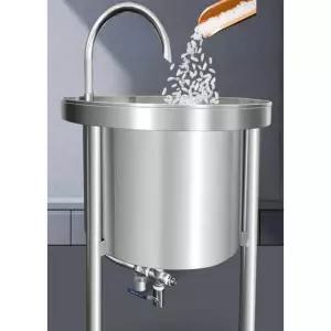 쌀 씻는 기계 급식 25kg 쌀씻는기계 식당 급식소 취사장 세척