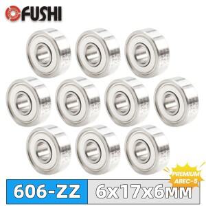 606ZZ 베어링 ABEC-5 미니어처 볼 ZZ EMQ 등급 Z3 V3 Makefr RS CNC 32 튜터용 6x17x6mm 10 개