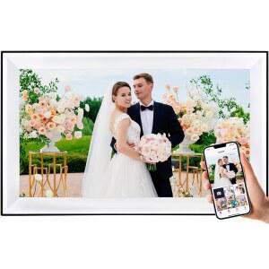 BGIFT 15.6인치 대형 디지털 액자, 1920 FHD 가족에게 무료 - 스마트 IPS 32GB 카드 터치 공간 친구 X 스크린 이상적 포트, /USB 프레임, SD 1080 WI-FI 포토 슬롯 및 저장