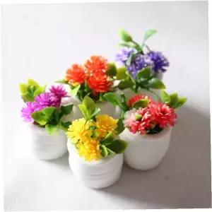 추모 공간 봉안 시설 장식 작은 크기 화병 세트 인테리어 소품 조화 꽃 화분