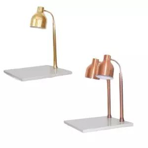 푸드 워머기 램프 뷔페 보온등 275w 히팅 요리 천장형 레스토랑 온열 실버