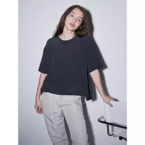 갤러리아 쿨링 언발란스 인견 블라우스 VOCNS5M6116