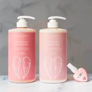 TANGLE ANGEL 탱글앤젤 런던 부케 헤어케어 세트 [샴푸 1000ml + 트리트먼트 1000ml + 헤어미스트]