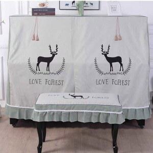 피아노 커버 가리개 학원 먼지 벨벳 건반덮개