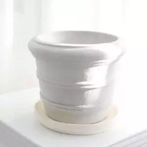 빈티지 소형 예쁜 화분 도자기 다육이 16x13cm