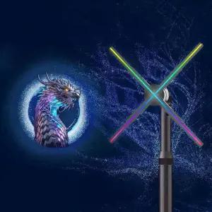 3D 홀로그램 프로젝터 팬 광고 디스플레이 홍보 회전