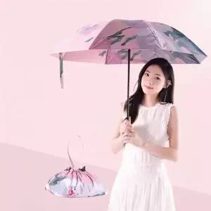 휴대용 초경량 양우산 미니 우양산 꽃무늬 우산 양산