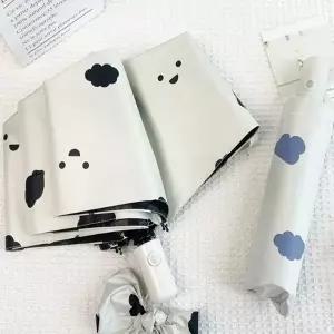 귀여운 구름 클라우드 3단 우산 양산 자동 양우산 접이식 휴대용 패션아이템