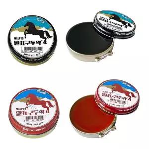 말표 가정용 구두약 가죽 보호 슈크림 광택제 블랙 40g 영양 보혁제