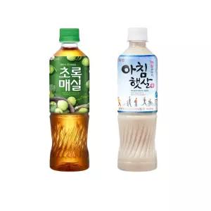 웅진 초록매실500ml 12개+아침햇살500ml 12개 무료배송