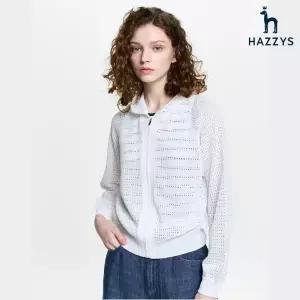 [롯데백화점]헤지스레이디스 [26SS] 스카시조직 후드 가디건 HSSW6B302