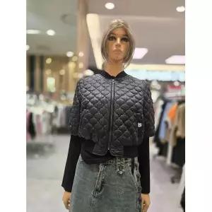 [에고이스트] 퍼프소매 다이아 퀼팅 페미닌 점퍼 ER4PZ-461 675635